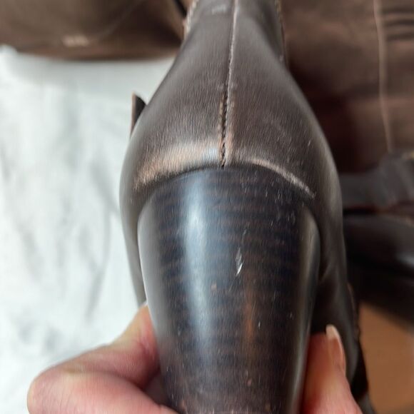 Alpina Fleece Lined Brown Leather/Suede Buckle Boots. Size 7.5. - Picture 12 of 16